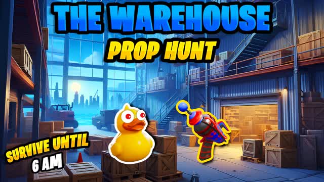 THE WAREHOUSE PROP HUNT 🔨 — Fortnite Creative map