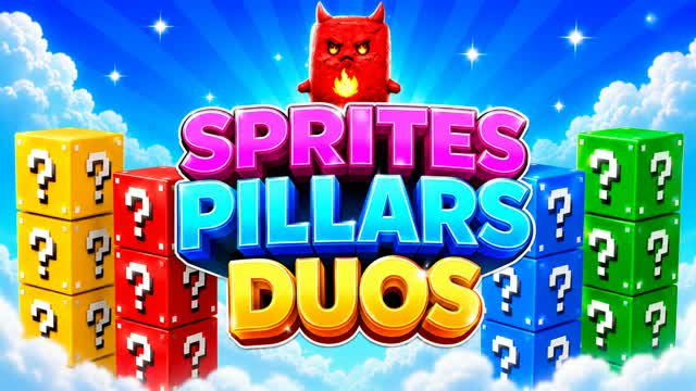 SPRITES DUO PILLARS [LUCKY BLOCK] — Fortnite Creative map