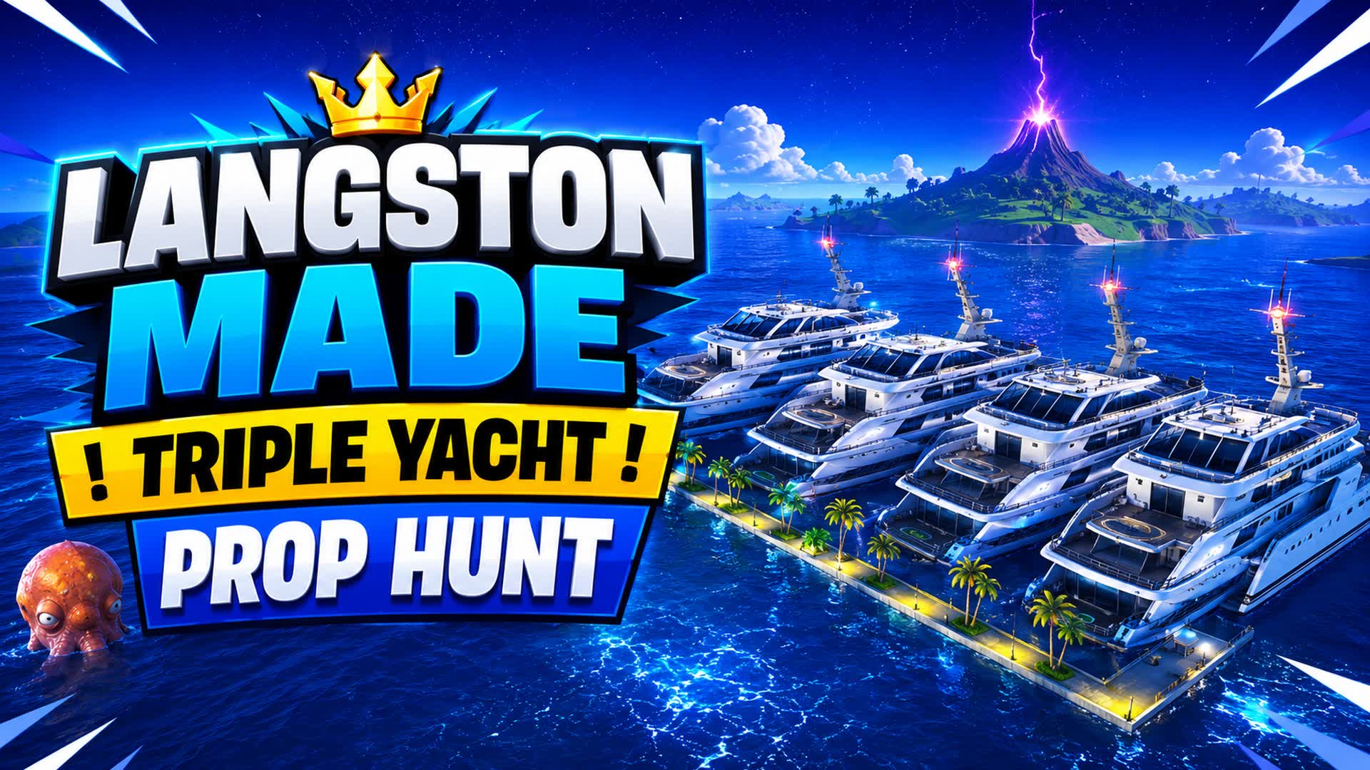 LANGSTONMADE : TRIPLE YACHT PROP HUNT — Fortnite Creative map