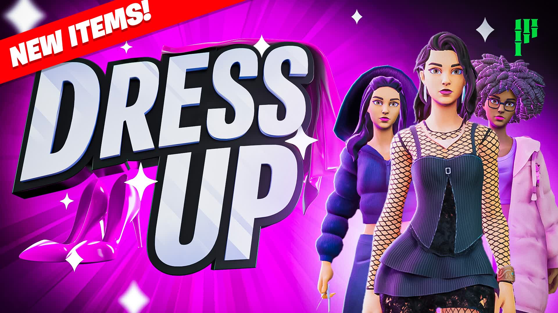 Dress Up [Fashion Show] — Fortnite Creative map