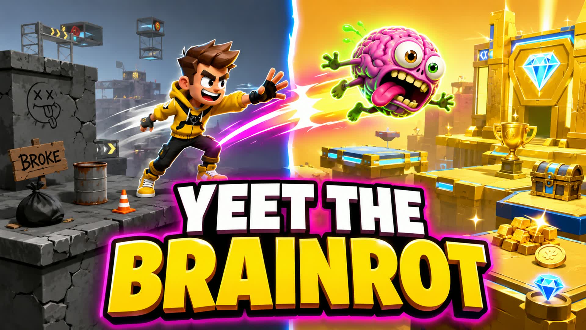 YEET the Brainrot — Fortnite Creative map