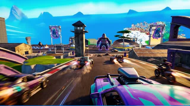 TWUE - MEGA CARS — Fortnite Creative map