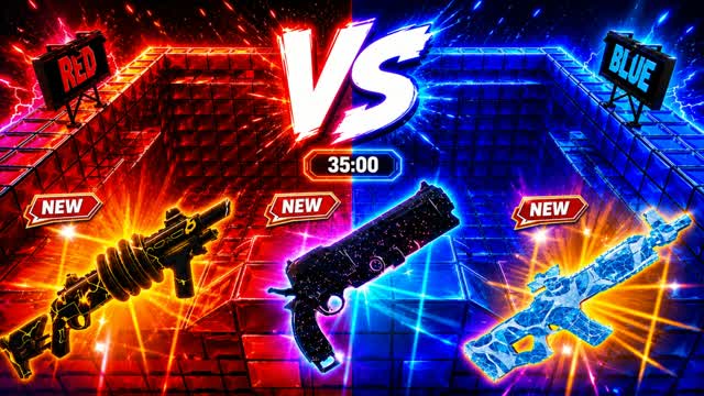 RED VS BLUE POPULAR — Fortnite Creative map