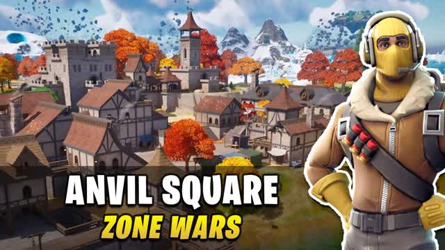 ANVIL SQUARE ZONE WARS 💥 — Fortnite Creative map