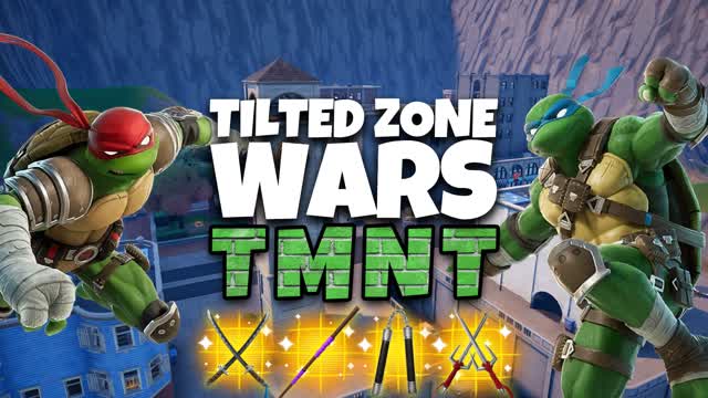 Tilted Zone Wars: TMNT — Fortnite Creative map cover art