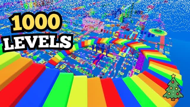 Mega 1000 Obby Parkour⭐ — Fortnite Creative map cover art