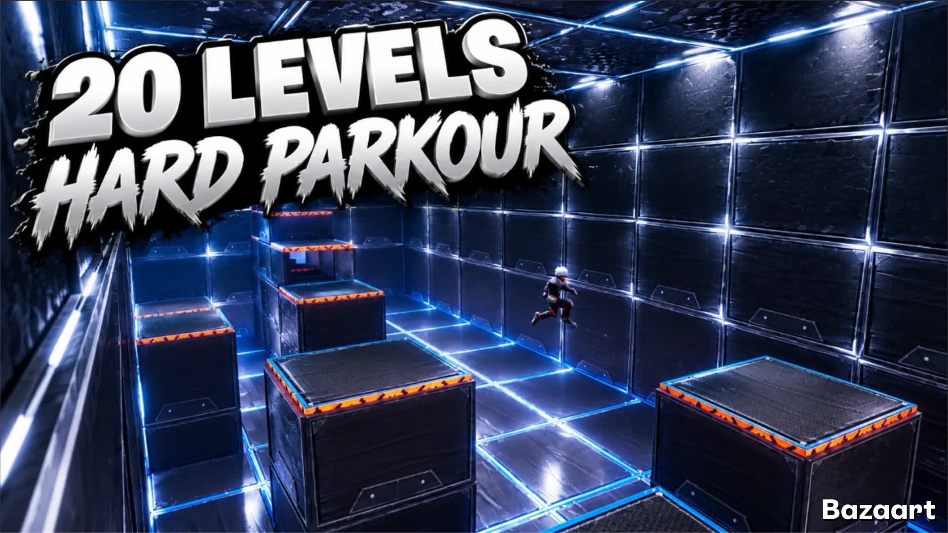 🔥 20 LEVELS | HARD PARKOUR 🔥 — Fortnite Creative map