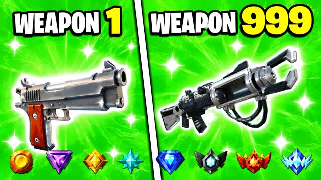 ⭐️ ONE SOT WEPONS  🎯 — Fortnite Creative map