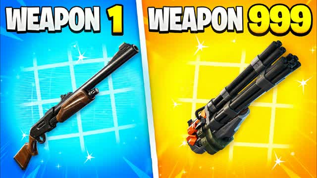 SUMMER GUN GAME 🏖️ FUNNY MEMES 🐭 — Fortnite Creative map