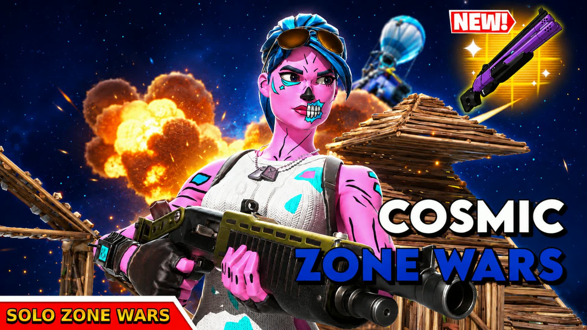 Cosmic Zone Wars Cup [32 players]🏆 — Fortnite Creative map