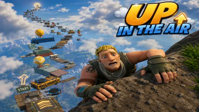 UP in the air — Fortnite Creative map cover art