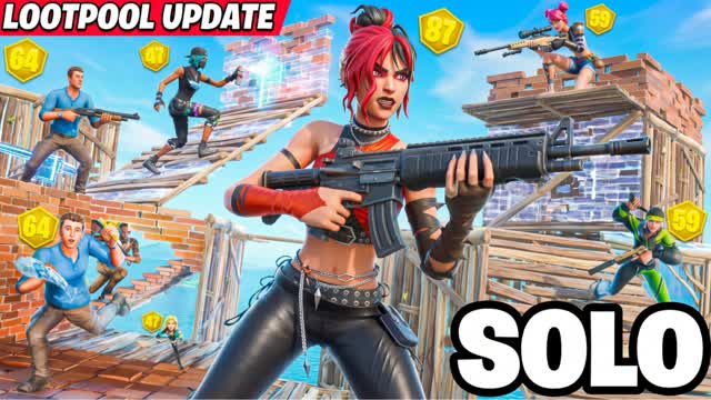 REALISTIC SOLO CUP ZONE WARS [ENDGAME] — Fortnite Creative map cover art