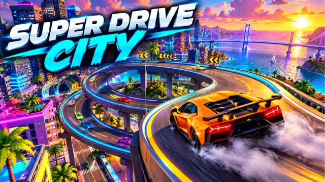 SUPER DRIVE CITY🚔 FFA💥 — Fortnite Creative map