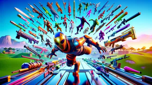 GUN GAME — Fortnite Creative map cover art