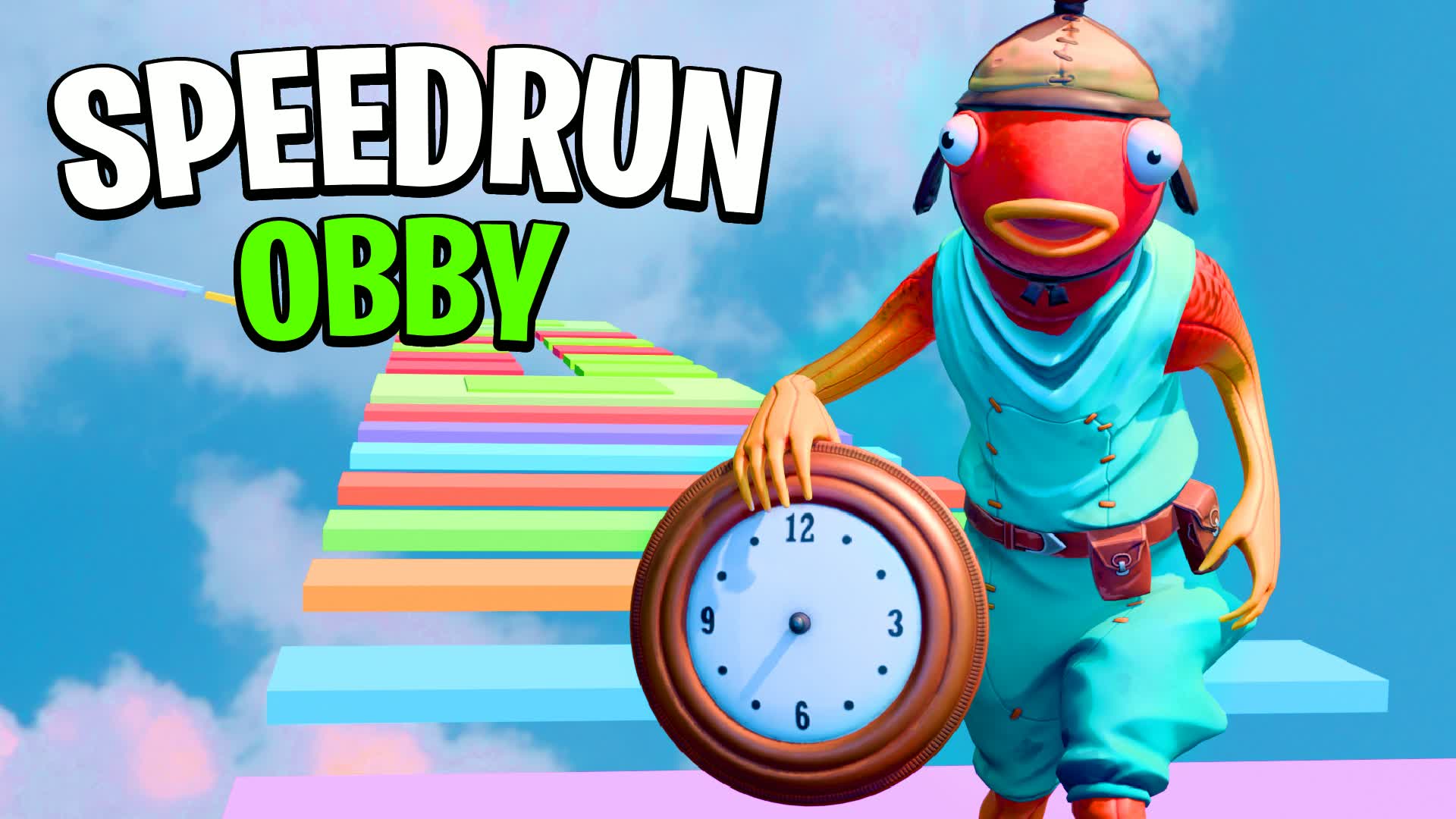 ⭐SPEEDRUN OBBY — Fortnite Creative map