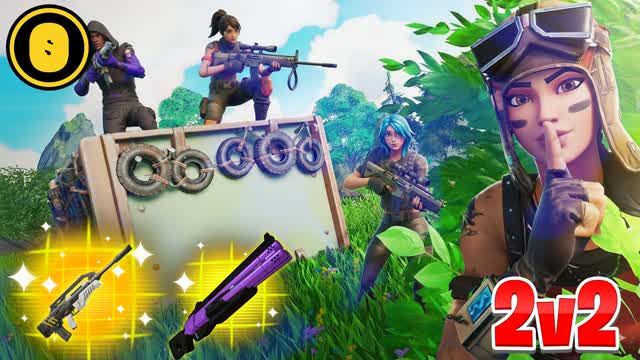 Rapid Zero Build: Legends 2v2 🎯 — Fortnite Creative map