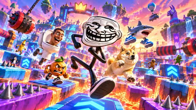 TROLL PARKOUR — Fortnite Creative map cover art
