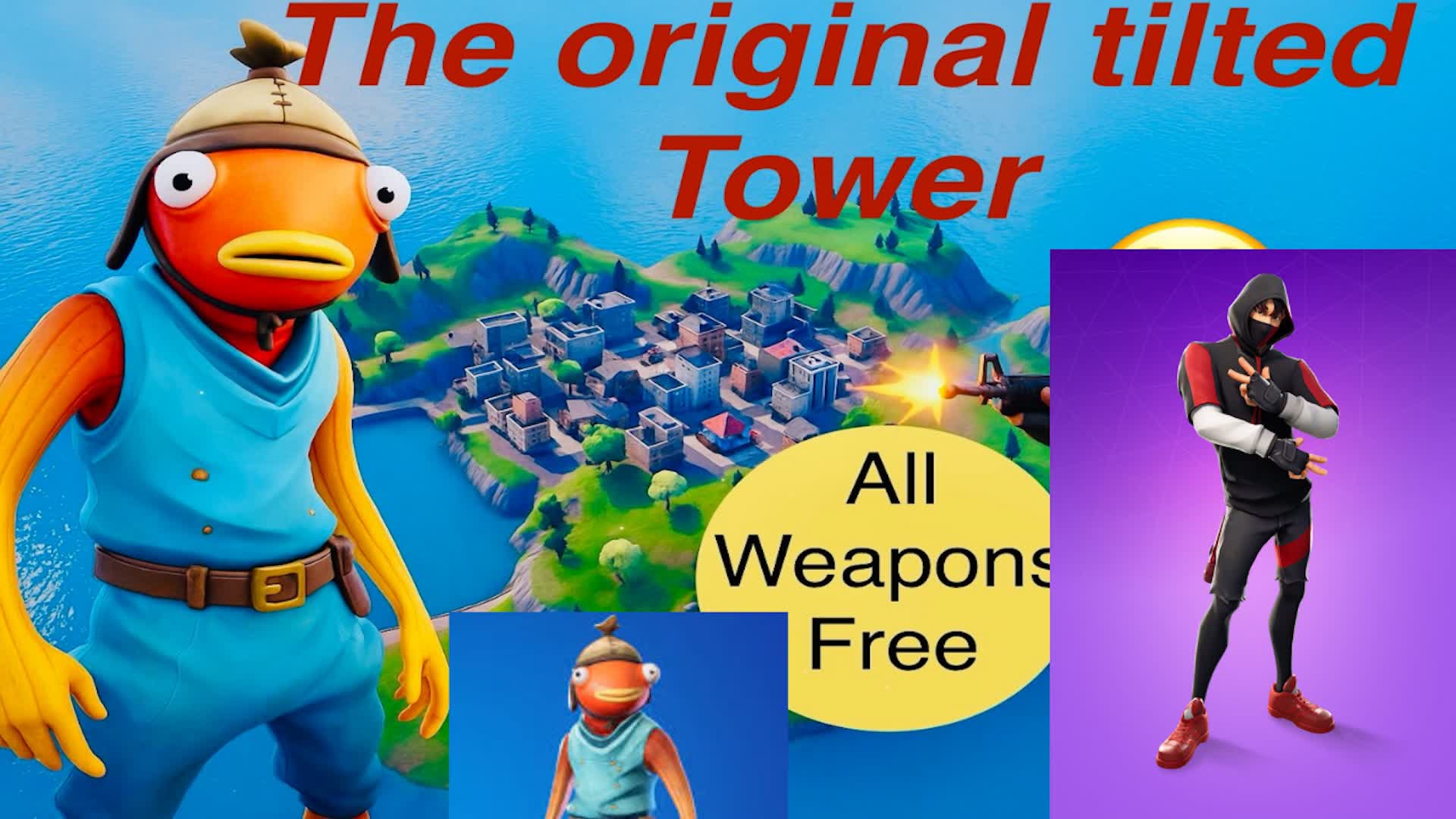 Tilted Tower-Free for all — Fortnite Creative map