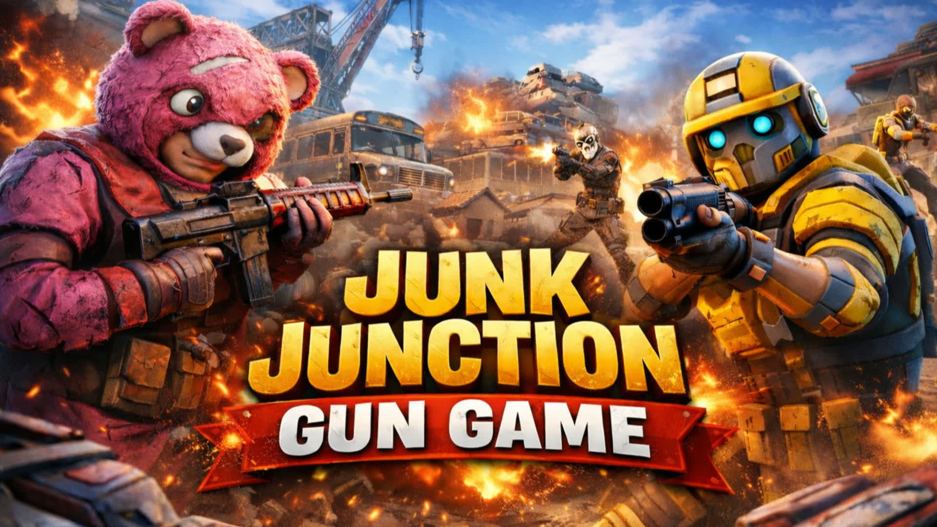 Junk Junction Gun Game — Fortnite Creative map