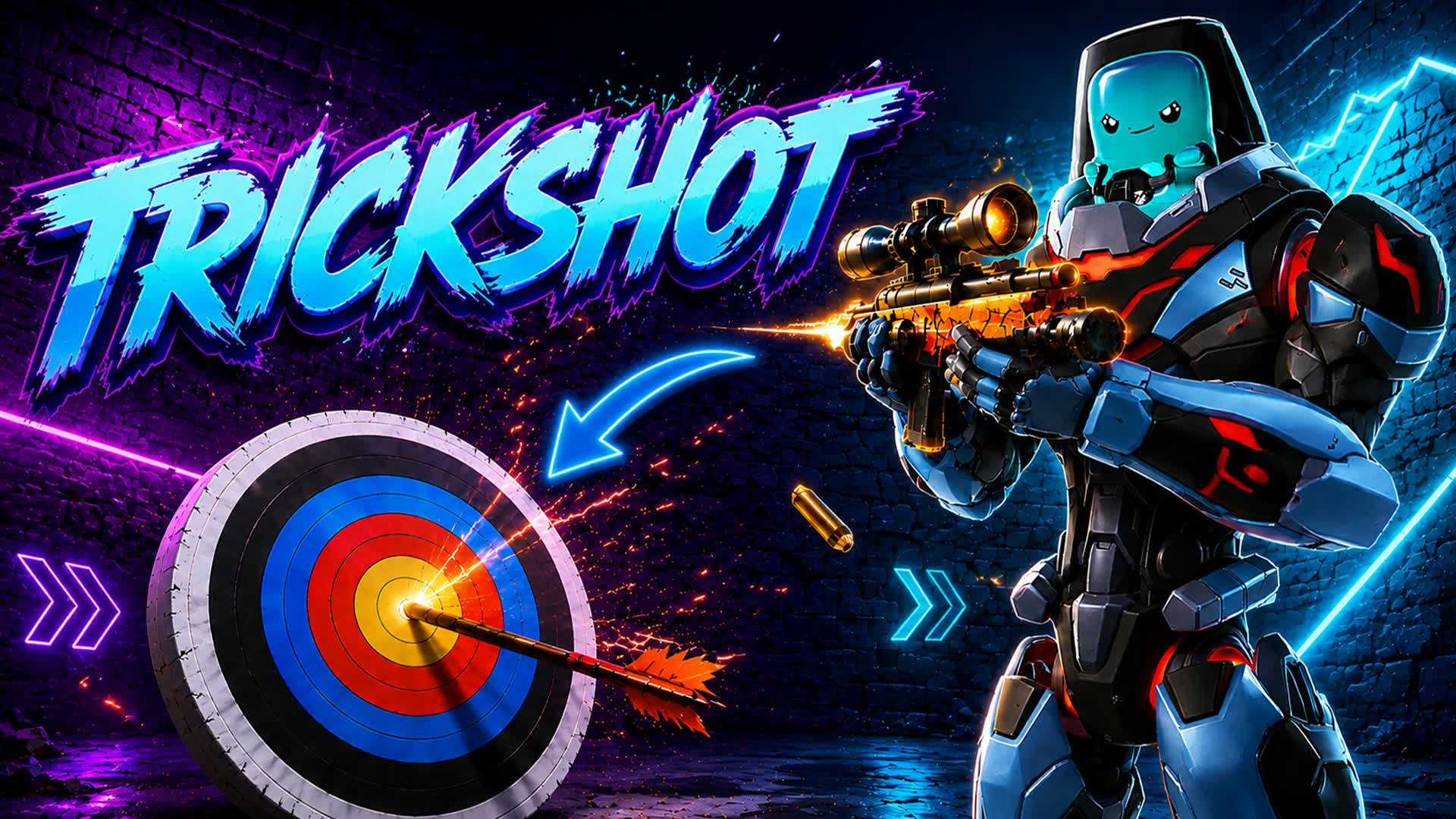 CRAZY TRICKSHOT — Fortnite Creative map
