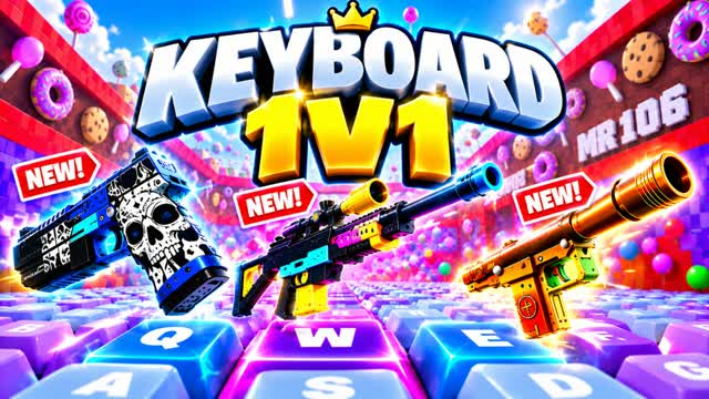 ASMR 1V1 KEYBOARD MR 106 — Fortnite Creative map cover art