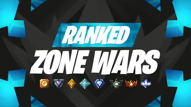 RANKED ZONE WARS — Fortnite Creative map cover art