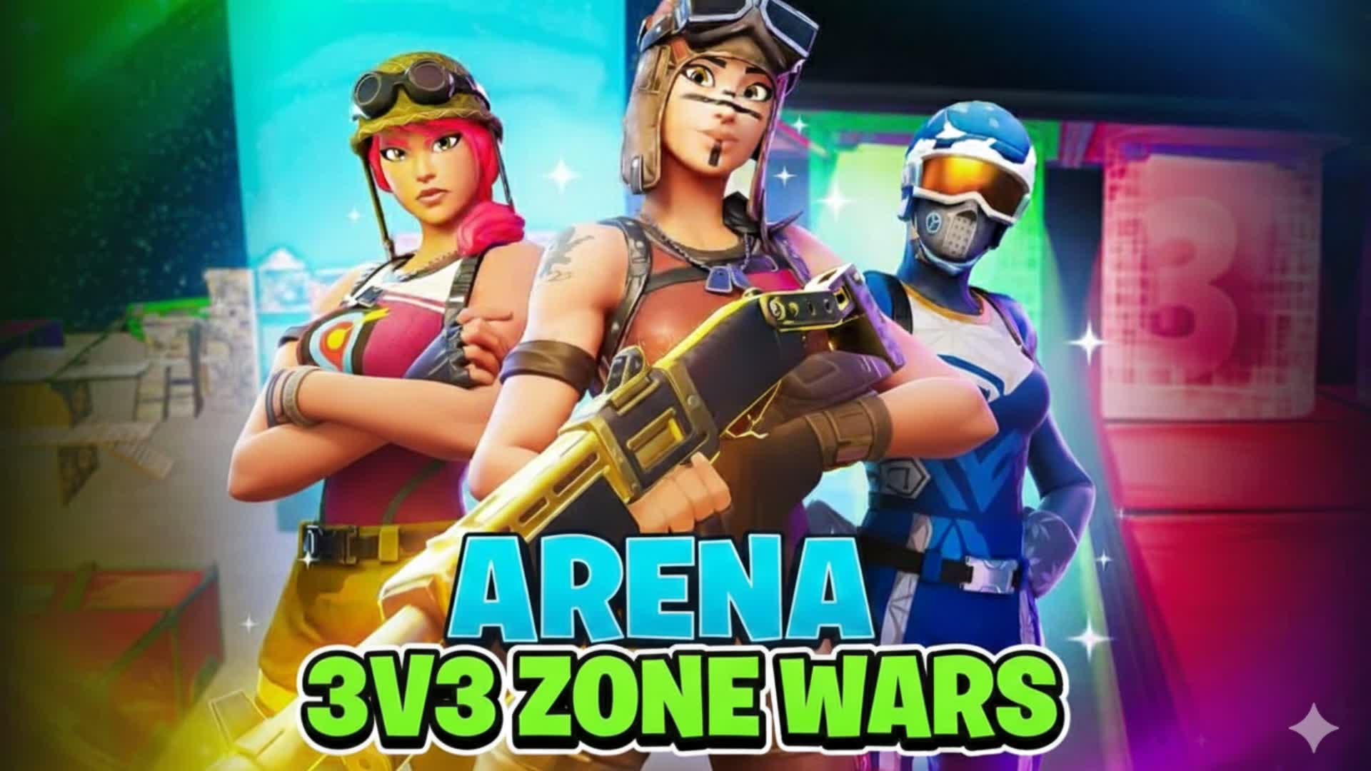 Zone Wars 3vs3 — Fortnite Creative map