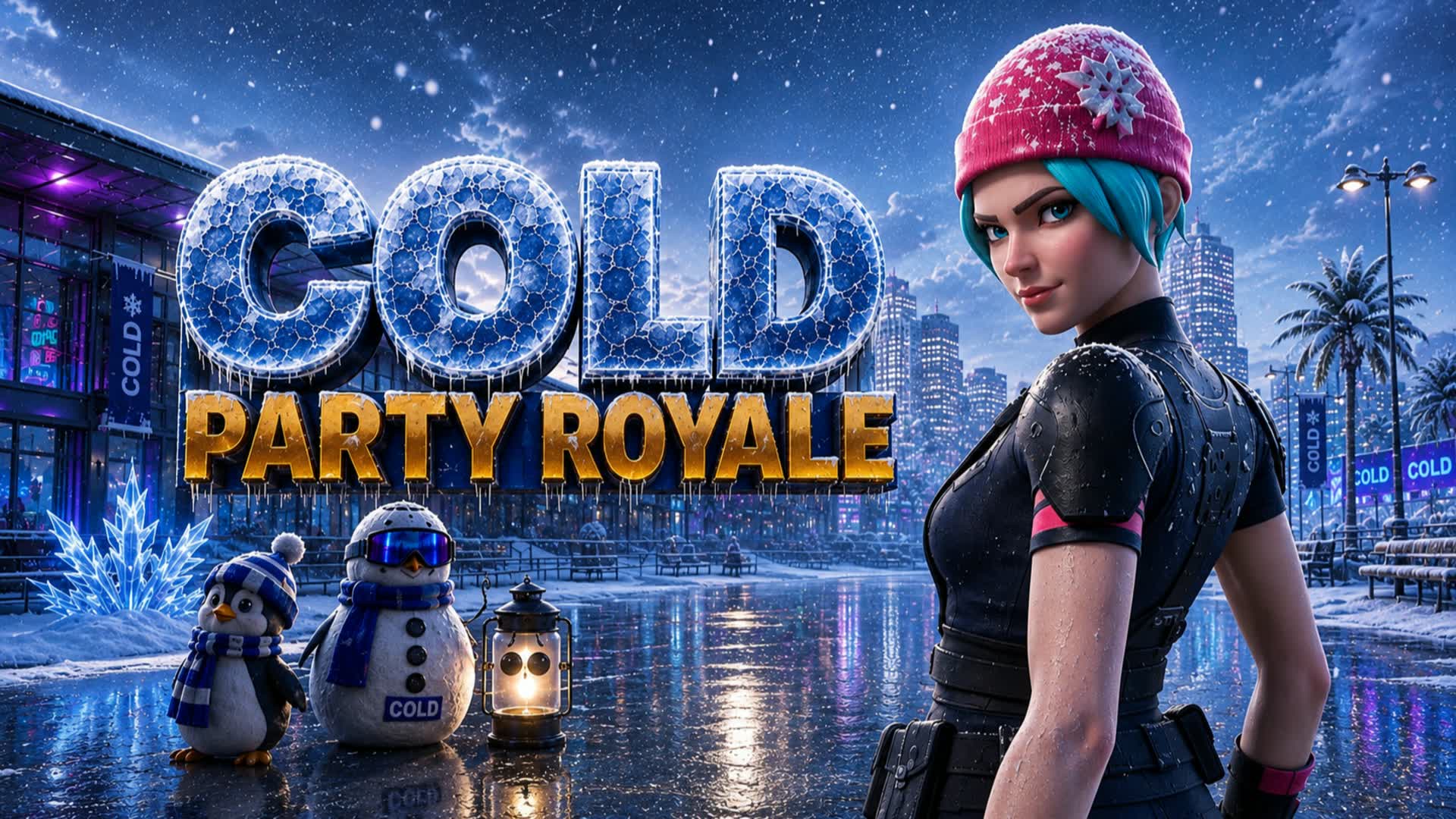 COLD PARTY ROYALE ❄️ — Fortnite Creative map