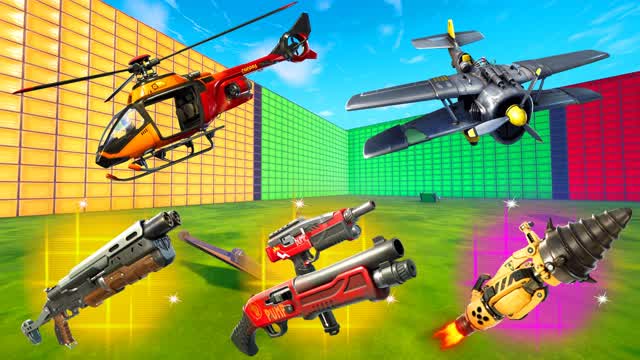 FUN 1V1 ALL WEAPONS — Fortnite Creative map cover art