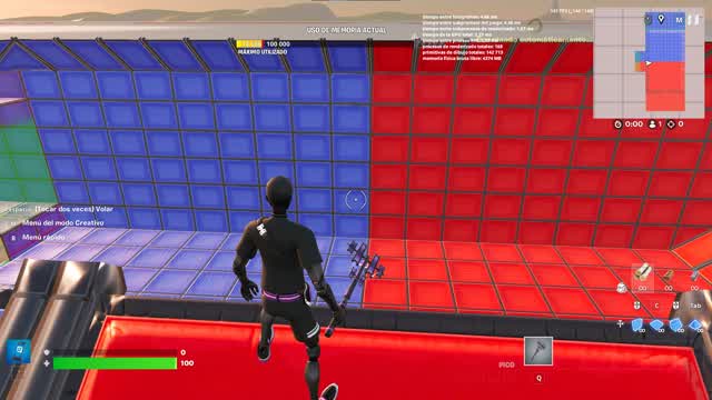 Red & Blue Showdown — Fortnite Creative map