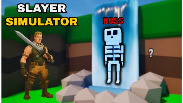 SLAYER SIMULATOR ⚔️ — Fortnite Creative map cover art