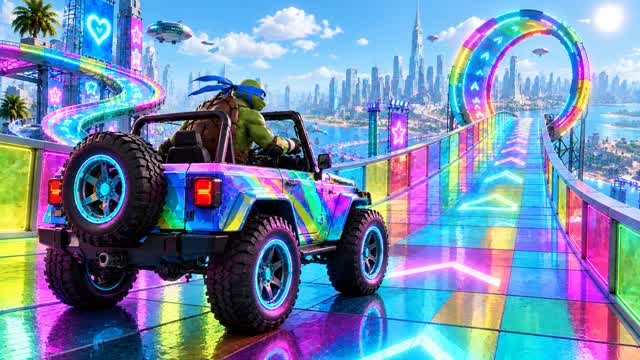 Mega Ramp Master - CAR GAME — Fortnite Creative map cover art