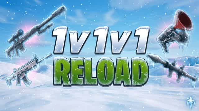 Reload 1V1V1V1 Frosty — Fortnite Creative map cover art