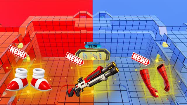 SONIC RVB RED VS BLUE — Fortnite Creative map