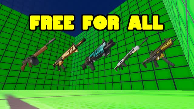 🔥GREEN-FREE FOR ALL🔥 — Fortnite Creative map cover art