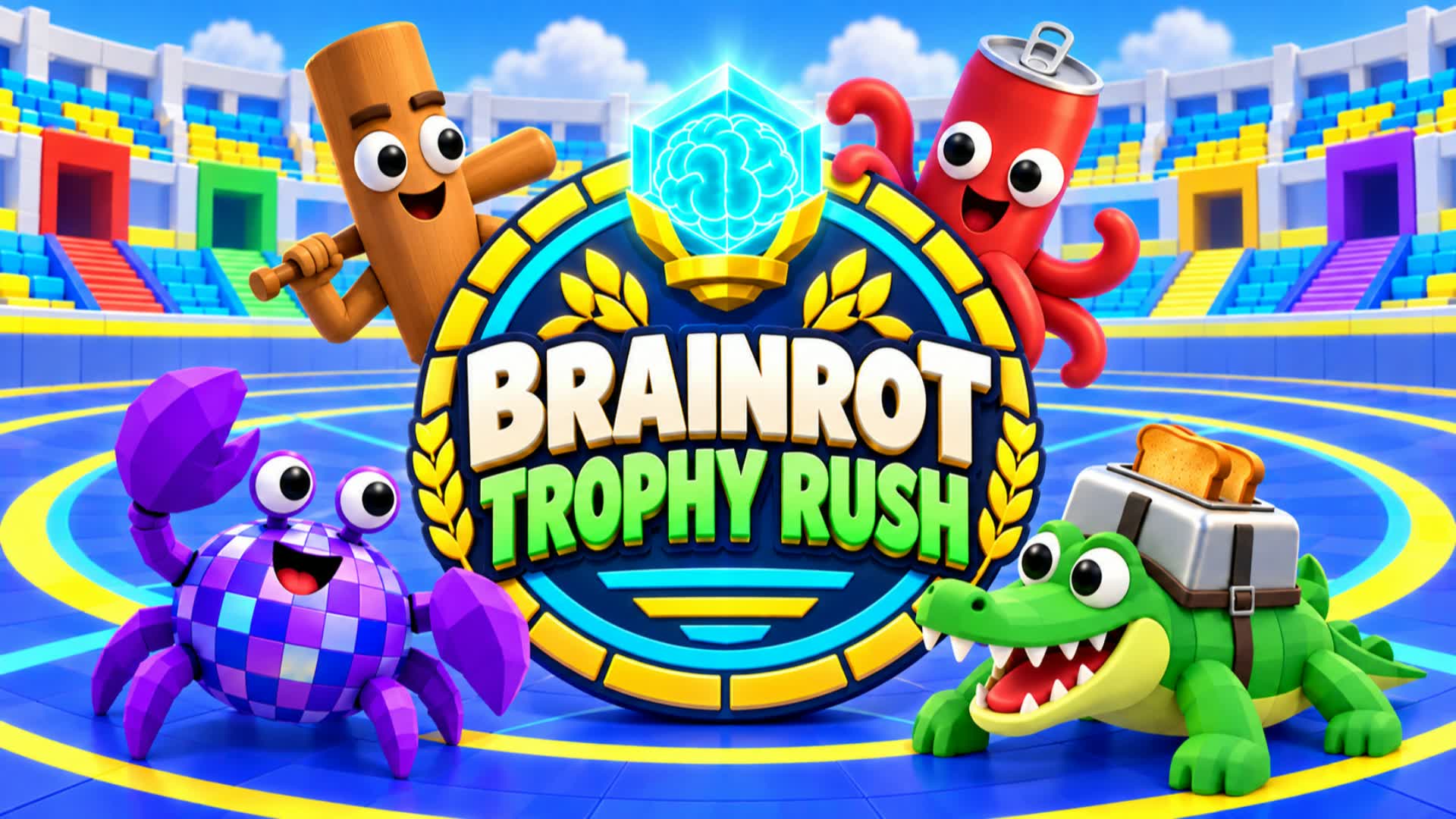 BRAINROT TROPHY RUSH — Fortnite Creative map