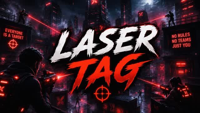 LASER TAG FFA — Fortnite Creative map cover art