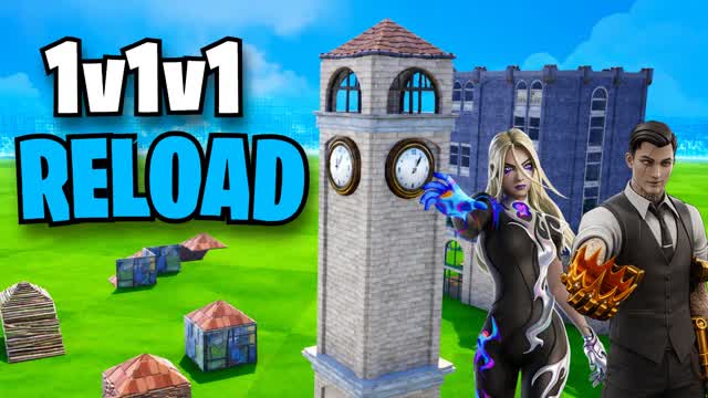 1V1V1 RELOAD 1V1 REALISTICS ZONEWARS PVP — Fortnite Creative map