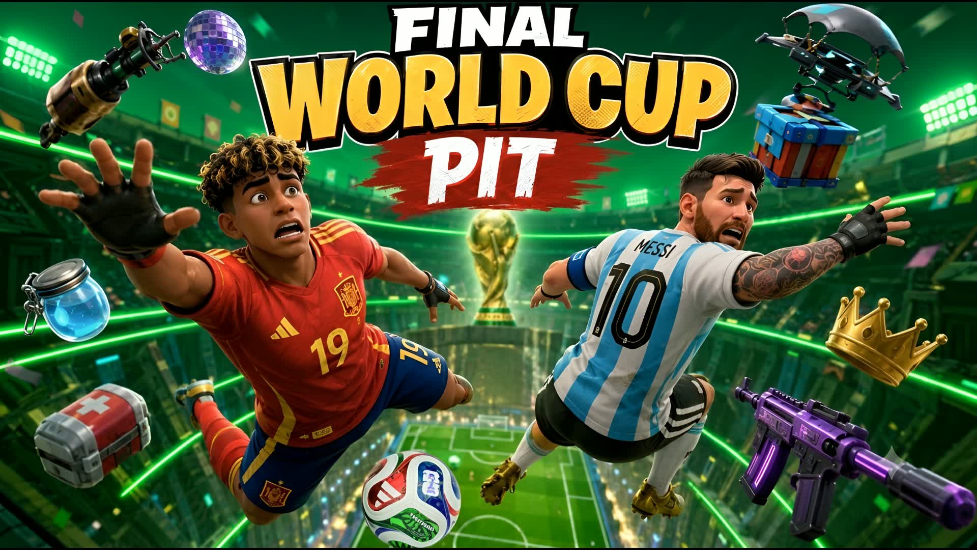 FINAL FIFA WORLD CUP PIT SPAIN ARGENTINA — Fortnite Creative map