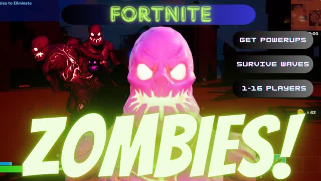 Fortnite Zombies — Fortnite Creative map cover art