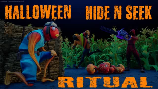 Halloween Hide N Seek Ritual — Fortnite Creative map cover art