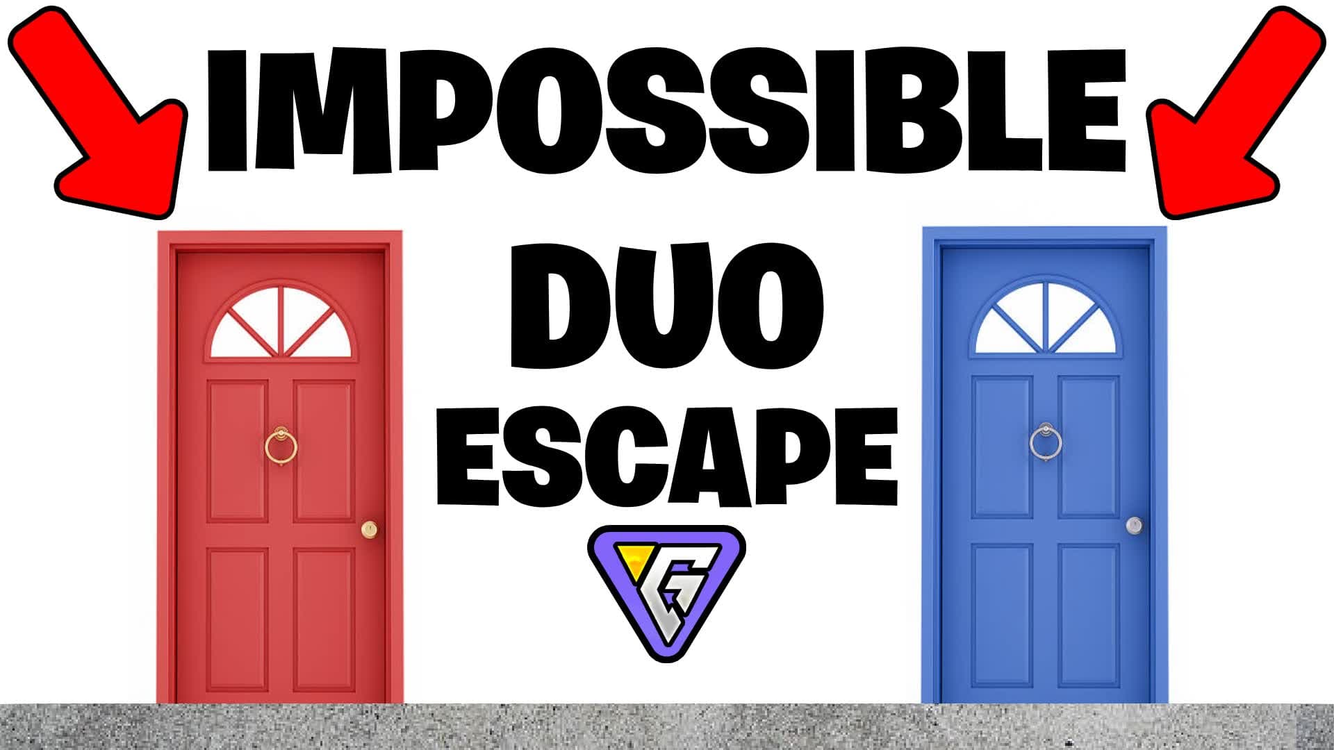 IMPOSSIBLE DUO ESCAPE ROOM — Fortnite Creative map