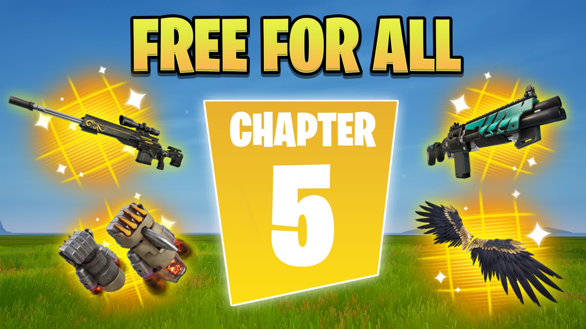 1v1v1 Chapter 5 Realistic 1v1 FFA Scrims — Fortnite Creative map