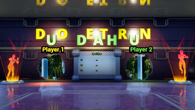 Duo Deathrun — Fortnite Creative map cover art