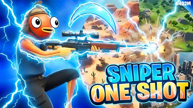 UNC WILD SNIPER ONE SHOT🎯 — Fortnite Creative map