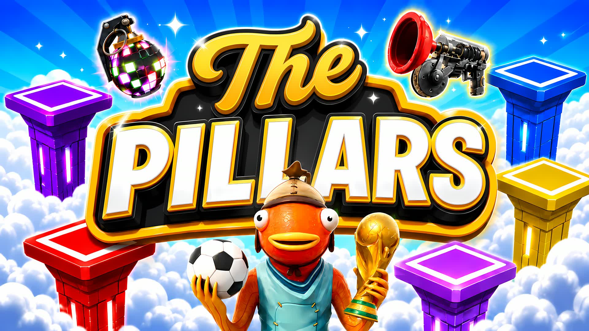 THE PILLARS PILLERS PILLAR PILLER — Fortnite Creative map