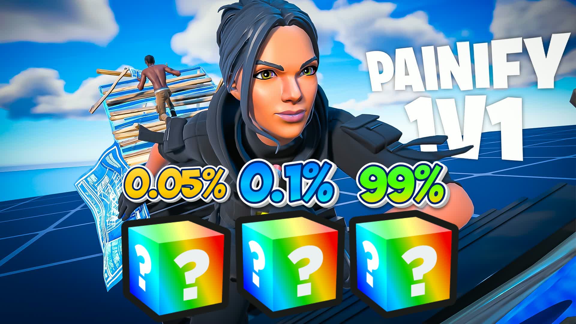 1V1 BUILD FIGHTS(PAINIFY V2) — Fortnite Creative map