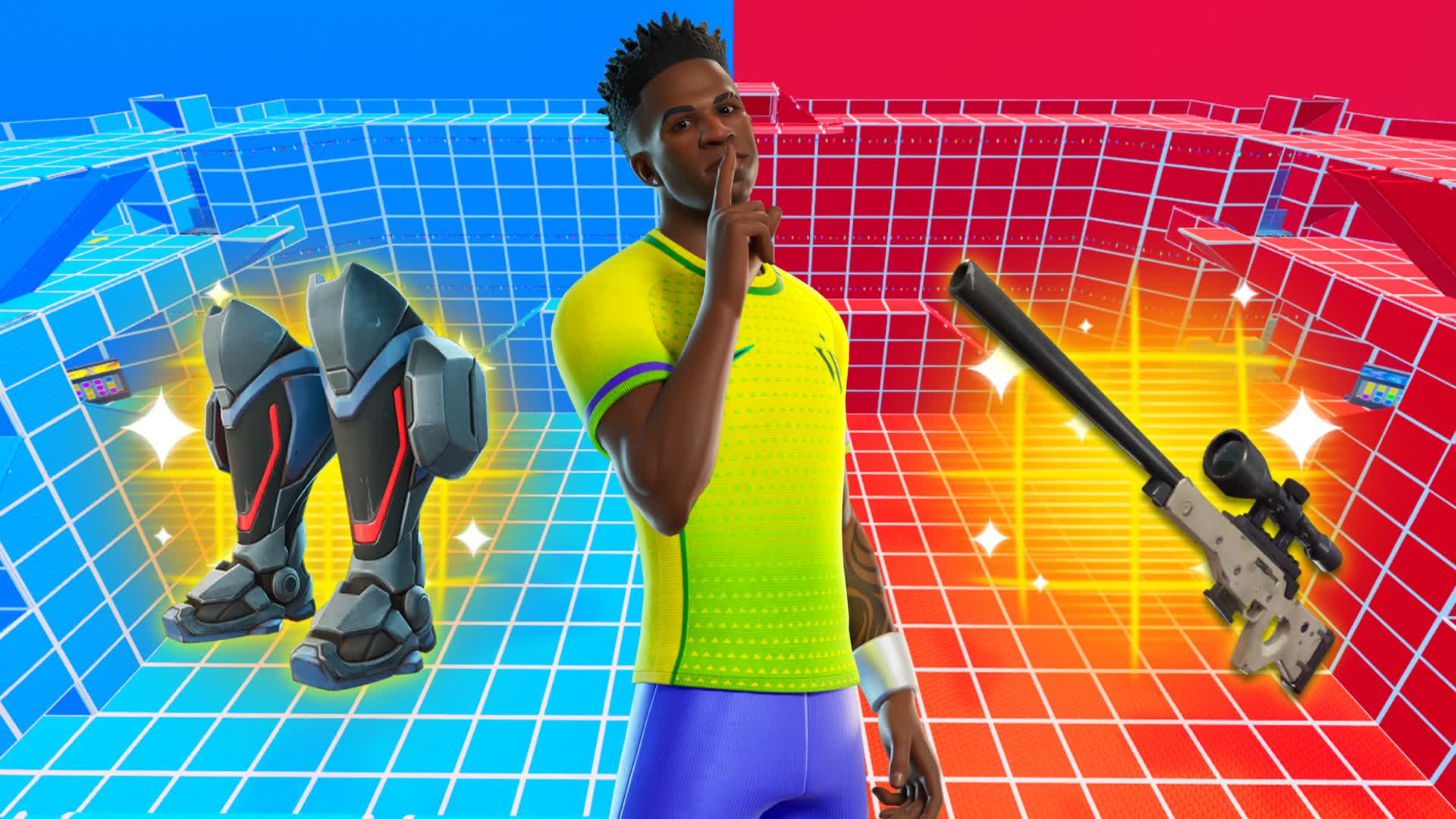 RED VS BLUE PURION — Fortnite Creative map