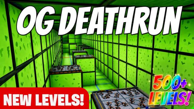 OG DEATHRUN 500+ LEVEL [PARKOUR] — Fortnite Creative map