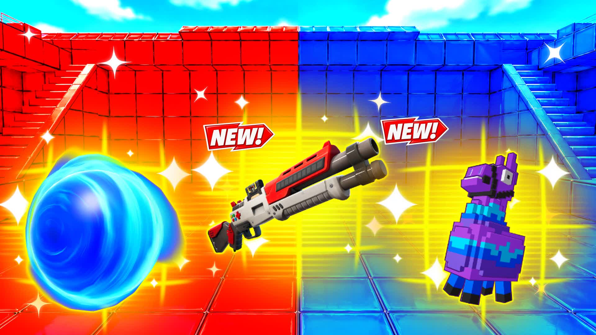 RED VS BLUE UPPER HAND 🔴🔵 — Fortnite Creative map